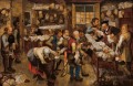 La oficina del recaudador de impuestos Pieter Brueghel el Joven